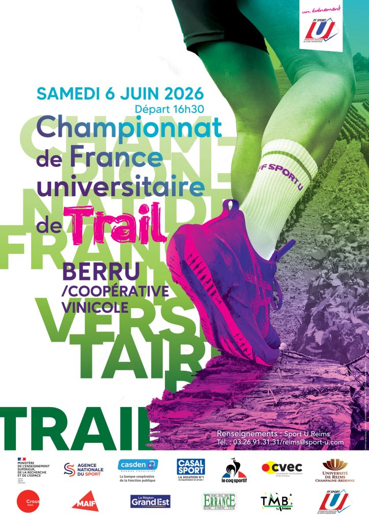 championnat de france de Trail Universitaire 2026 - Berru proche Reims